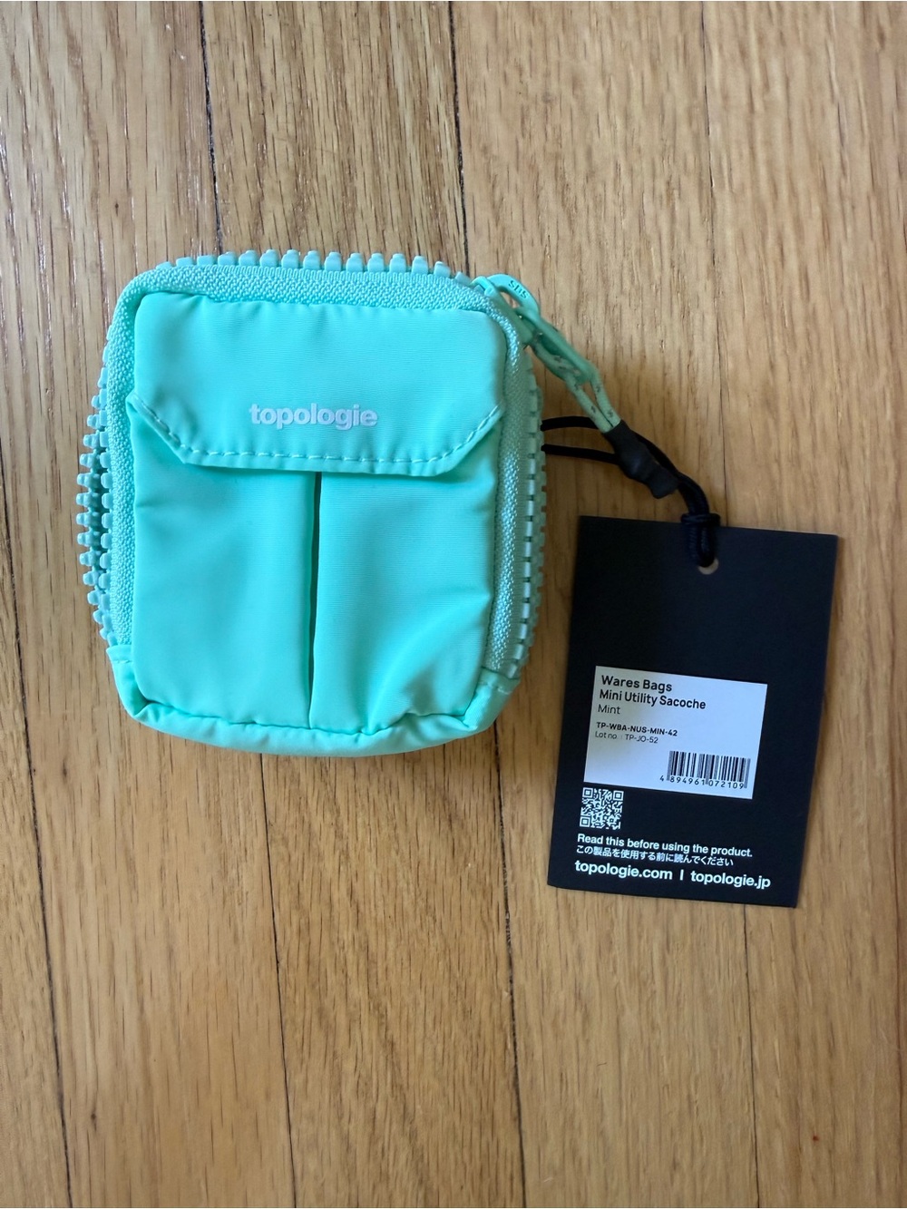topologie NWT: Mini Utility Sacoche Bag & Accessory, Mint Green